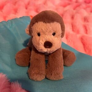 Jellycat tiny smudge monkey NWT